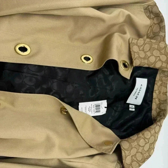BNWT COACH Trench Coat Size XS - Picture 7 of 10